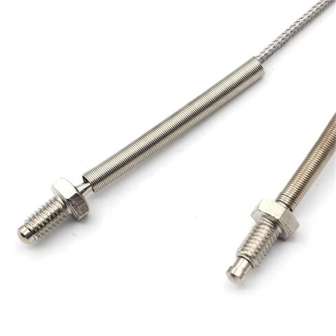 Thread M6 Screw Thermocouple 0.5m 1m 2m Type K J PT100 Probe Temperature Sensor 1Pcs(J Type 2m) in Saudi Arabia