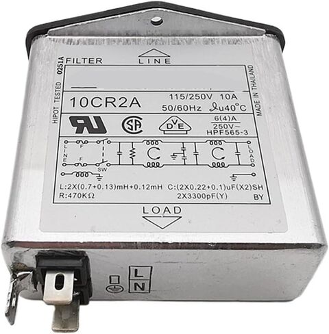 Switch with Insurance Power Filter 10CR2A 220V 10A 12A 12GEEG3D(10DWCG5 10A) in Saudi Arabia