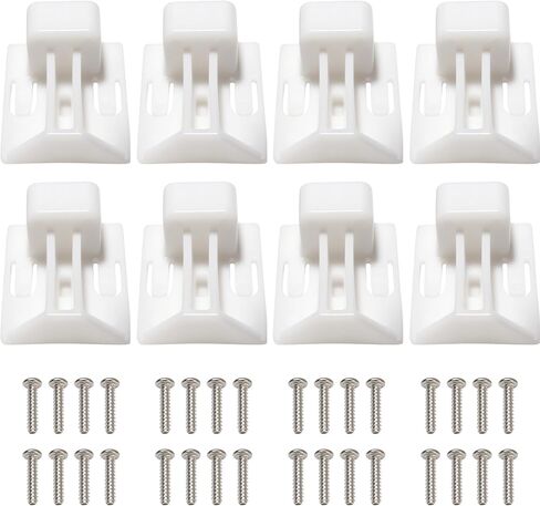 مجموعة أدوات تركيب الغسالة AAA30793431 AAA30793415 تناسب قاعدة مجفف الغسالة LG استبدال AAA30793426 2309919 AP5673545 PS7785755 EAP7785755 (أبيض 4 قطع) in Kuwait