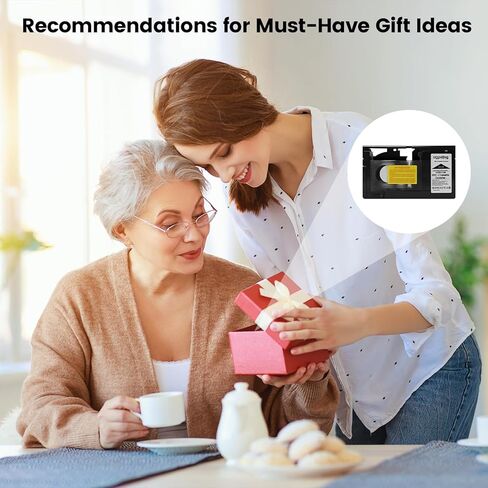 VHS-C Cassette Adapter Compatible with VHS-C SVHS Camcorders Motorized VHS Cassette Converter,with Stable Voltage Circuit , Not Compatible with 8mm / MiniDV / Hi8 in Kuwait