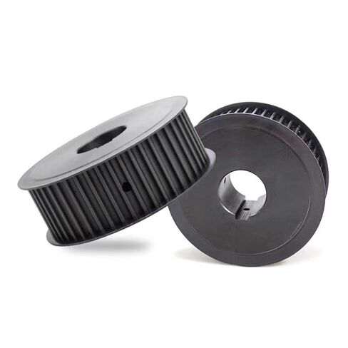 Timing Pulley HTD 8M-12Teeth 45# Steel 8M Bore 6-15mm Belt Width 25/30mm 1Pcs(12mm Keyway 4x1.8mm,32mm (for Belt 30mm)) in Kuwait