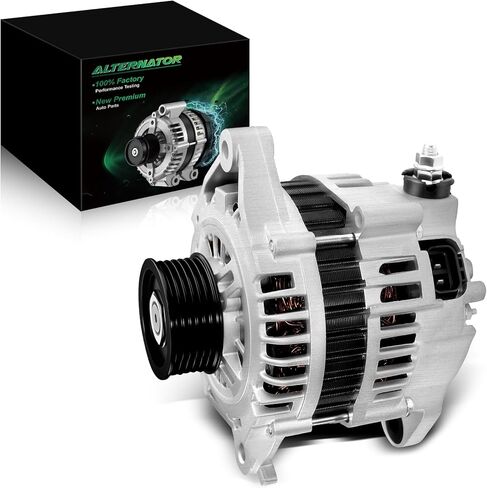 1.8L Alternator for:-Nissan Sentra Base CA GXE S XE 1.8L L4 GAS 2003 2004 2005 2006, 12V 80Amp Clockwise 6-Groove Pulley Replacement OE# 23100-4Z400, 13937N, 13728N, A2006, LR180-769 in Saudi Arabia