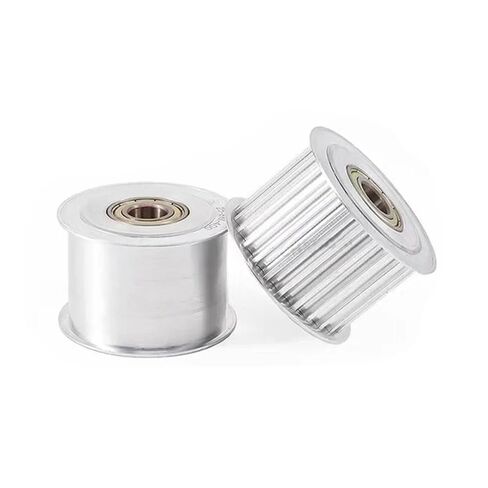 HTD8M 15/16/20Teeth Pulley Bore 5-17mm with Bearing Timing Belt Width 25mm 1Pcs(16T Bore 10mm,No Teeth) in Kuwait