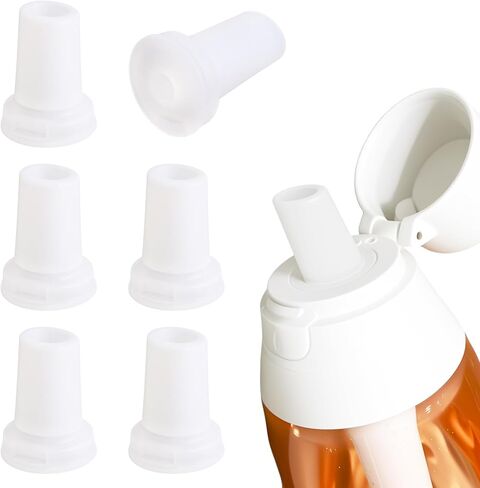 6 Pcs Bite Valve Replacement for Brita Water Bottle Filter, Silicone Mouthpiece Replacement Parts Water Bottle Spout Straw Accessories in Kuwait