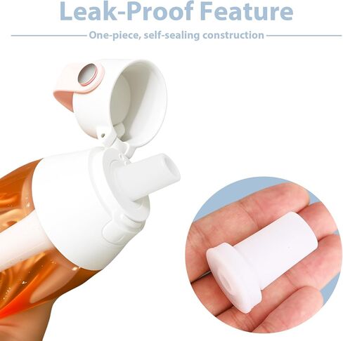 6 Pcs Bite Valve Replacement for Brita Water Bottle Filter, Silicone Mouthpiece Replacement Parts Water Bottle Spout Straw Accessories in Kuwait