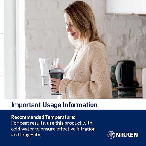 Nikken - PiMag Waterfall Filter Cartridge - Advanced Ionic Filtration, Copper Particles, Chlorine & Lead Reduction, pH Balance, Fresh Drinking Water in Kuwait