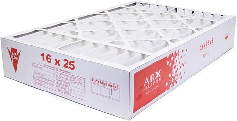 مرشحات AIRX الهواء النظيف الشرير. متوافق/بديل لفلتر هواء الفرن 16x25x5 MERV 11 HVAC AC هانيويل FC100A1029 CF200A1008 CF200D1625، عبوة من 4 قطع للحساسية، صنع في الولايات المتحدة الأمريكية in Saudi Arabia