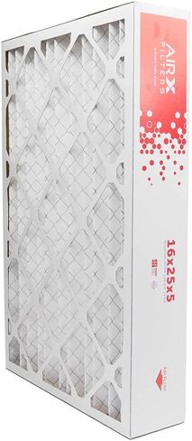 مرشحات AIRX الهواء النظيف الشرير. متوافق/بديل لفلتر هواء الفرن 16x25x5 MERV 11 HVAC AC هانيويل FC100A1029 CF200A1008 CF200D1625، عبوة من 4 قطع للحساسية، صنع في الولايات المتحدة الأمريكية in Saudi Arabia