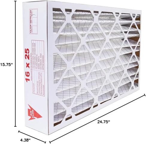 مرشحات AIRX الهواء النظيف الشرير. متوافق/بديل لفلتر هواء الفرن 16x25x5 MERV 11 HVAC AC هانيويل FC100A1029 CF200A1008 CF200D1625، عبوة من 4 قطع للحساسية، صنع في الولايات المتحدة الأمريكية in Saudi Arabia