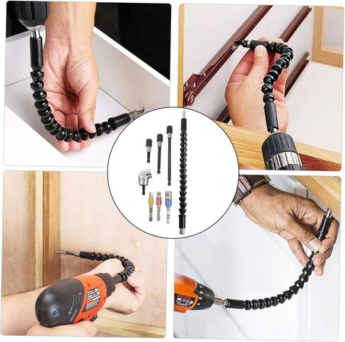 Homoyoyo 1 مجموعة الحفر الكهربائية مرنة رمح تمديد بت ومجموعة محول المقبس للسيارات المنزلية والمشاريع in Kuwait