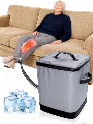 نظام العلاج البارد بآلة العلاج بالثلج، نظام ضغط بارد قابل للبرمجة مع مضخة هادئة، وحدة محمولة للذراع والكاحل والفخذ ومفاصل الساق in Kuwait