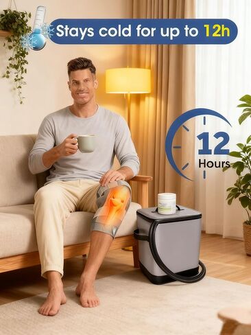 نظام العلاج البارد بآلة العلاج بالثلج، نظام ضغط بارد قابل للبرمجة مع مضخة هادئة، وحدة محمولة للذراع والكاحل والفخذ ومفاصل الساق in Kuwait
