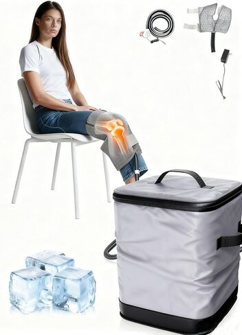 نظام العلاج البارد بآلة العلاج بالثلج، نظام ضغط بارد قابل للبرمجة مع مضخة هادئة، وحدة محمولة للذراع والكاحل والفخذ ومفاصل الساق in Kuwait