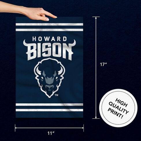 Desert Cactus Howard University Poster Bison HU 11 x 17 Inch Room Office Décor Decoration Official Fan Gear (11x17,Version 3) in Saudi Arabia