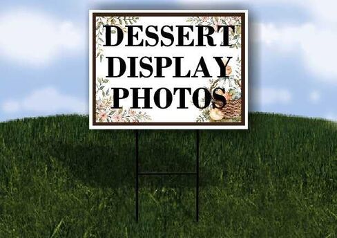 Dessert Display Photos Easter Spring Vintage Chicks Eggs Basket Brown Up Arrows A-Frame Single Sided 23x23 in. sign in Kuwait