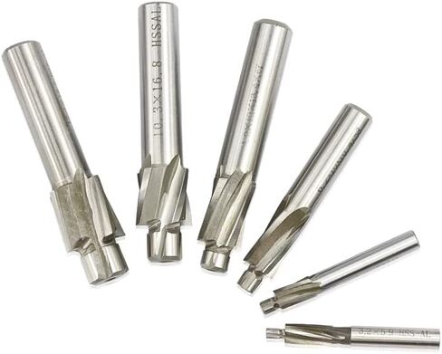 7 قطعة/المجموعة نهاية قاطعة الطاحونة الحفر لقم تفريز HSS Counterbore نهاية مطحنة M3-M12 الطيار الشق أداة قاطعة المطحنة غاطسة نهاية المطاحن راوتر بت in Kuwait