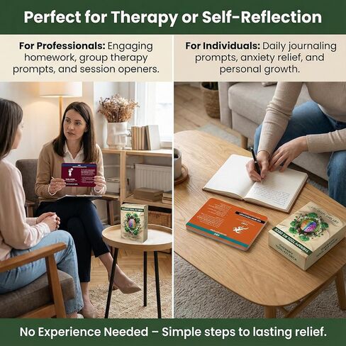 Therapy Cards for Adults & Teens: 4-in-1 DBT, CBT, ACT & MBCT Deck – Coping Skills Flashcards for Anxiety, Trauma & Stress Relief – Dialectical Behavior Therapy Tools for Therapists & Self Care in Kuwait