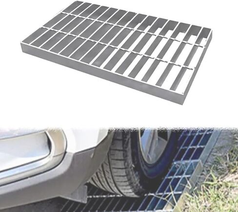 شبكة تصريف فولاذية مجلفنة شديدة التحمل، مصفاة مجاري غير قابلة للانزلاق، شبكة معدنية مقاومة للطقس للصرف in Kuwait