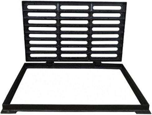 شبكة وإطار تصريف من الحديد الزهر شديد التحمل، غطاء حوض صيد مستطيل خارجي بقاعدة، شبكة تصريف مجاري متينة in Kuwait