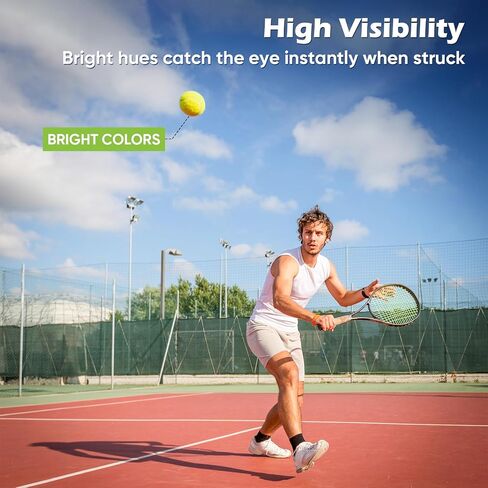 Treeroot 40 Pack Tennis Balls, High Elasticity Tennis Balls Bulk, Comes with a Portable Mesh Bag, Tennis Ball for Dogs, Suitable for Beginner Training Ball, Durable & Bounce in Kuwait