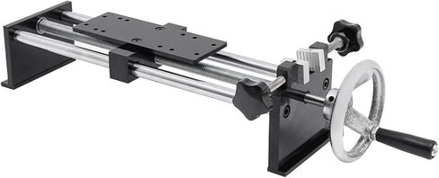 حامل اختبار مقياس القوة 500 نيوتن، حامل اختبار التوتر الحلزوني الأفقي اليدوي 220 مم مع مشبكين قابلين للتعديل لاختبار الشد للأسلاك والكابلات، أسود، 1 in Kuwait