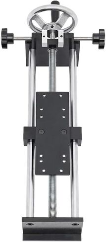 حامل اختبار قوة الدفع والسحب 500N، حامل اختبار التوتر الحلزوني الأفقي اليدوي مع مشبكين قابلين للتعديل، 220 مم، أسود، 1 in Kuwait