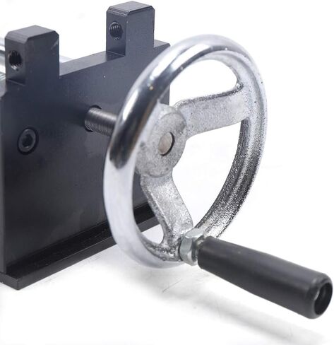 حامل قياس القوة، حامل اختبار الشد الحلزوني الأفقي اليدوي 500 نيوتن مع مشبكين قابلين للتعديل، أسود 220 مم، 1 in Kuwait