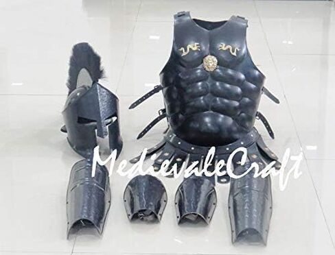 Medieval Roman Muscle Armor Spartan Set Greek Wearable Halloween Costume in Saudi Arabia
