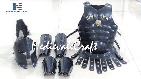 Medieval Roman Muscle Armor Spartan Set Greek Wearable Halloween Costume in Saudi Arabia