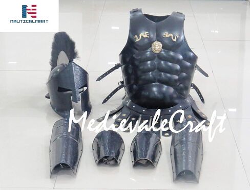Medieval Roman Muscle Armor Spartan Set Greek Wearable Halloween Costume in Saudi Arabia