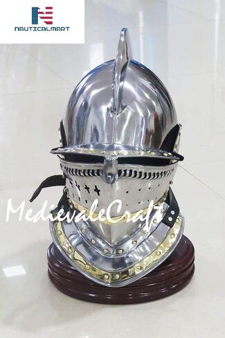 Medieval Knight Bergonet Helmet Halloween Costume in Saudi Arabia
