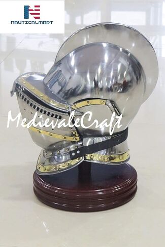 Medieval Knight Bergonet Helmet Halloween Costume in Saudi Arabia