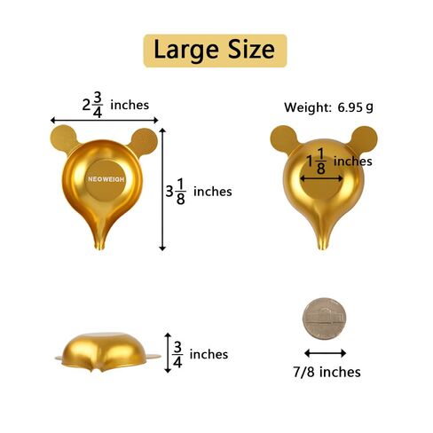 مقلاة مسحوق معدني مع مغرفة ، تصميم أعمق ، غير لاصقة وسكب بسهولة ، قوارب وزن المعادن لعلاج التوابل المختبر المكمل ، تستخدم مع موزعات مسحوق إلكترونية/مسحوق in Kuwait