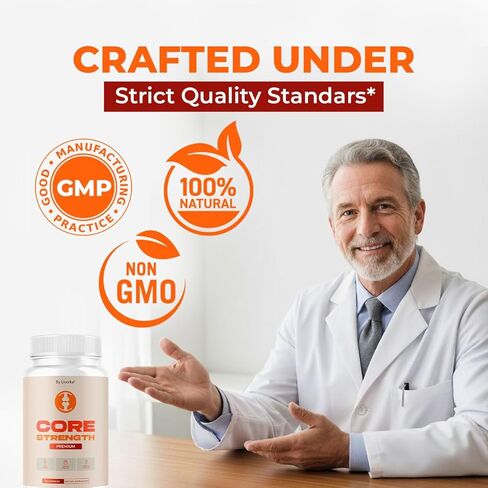 (2 Pack) Core Strength - Official Core Strength Premium Capsules All Natural Ingredients Advanced Formula Daily Pills Overall Health & Wellness Support Vitamin Reviews, 120 Capsules for 2 Months in Saudi Arabia