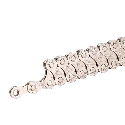 6/7/8 Speed Universal Bicycle Chain, Silver Nickel Plated Rust Resistant Bicycle Chain for Mountain Bicycle and Road Bicycle in Saudi Arabia