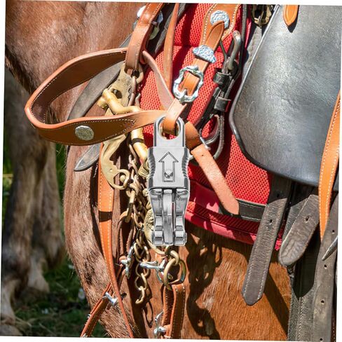 GANAZONO Horse Bridle Hook Zinc Alloy Snap Hooks Heavy Duty Quick Release Carabiner Rope Clips in Saudi Arabia