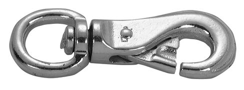 Campbell T7601801 Swiveling Animal Tie Snap, Malleable, Zinc Plated, 7/8" Round Eye, 9/16" Opening, 5" Length, 440 lbs Load Capacity in Saudi Arabia