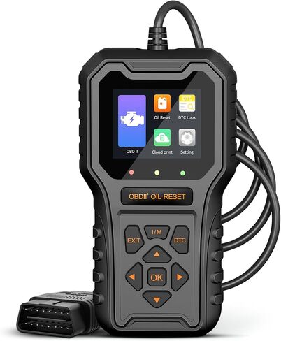 ماسح ضوئي obd2، قارئ أكواد احترافي لفحص ضوء المحرك/إعادة ضبط ضوء الزيت، أداة تشخيص الماسح الضوئي obd 2، أدوات مسح سريعة ودقيقة للسيارة 1996+، شاشة ملونة مقاس 2.8 بوصة in Kuwait