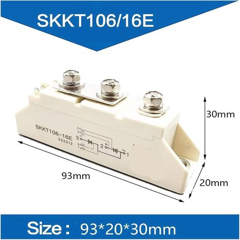 وحدات الثايرستور SKKT106/16E وحدة 106A 1600V ثايرستور السيليكون المتحكم فيه in Kuwait