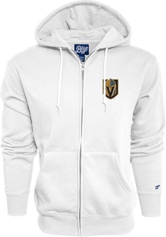 Blue 84 NHL unisex-adult Nhl Officially Licensed Full Zip Hooded Sweatshirt Icon Secondary Color in Saudi Arabia