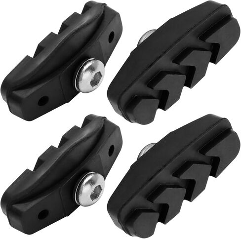 Hordion 2 Pairs Bike Brake Pads, Professional V Brake Pads 50mm Caliper Brake-Pad with Allen Wrench for Road Bike Mountain Bikes City Bikes in Saudi Arabia