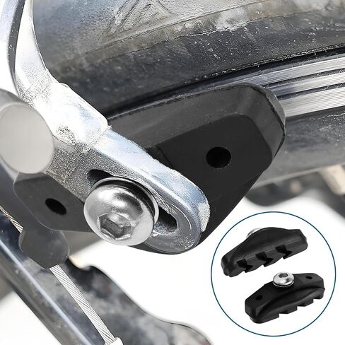 Hordion 2 Pairs Bike Brake Pads, Professional V Brake Pads 50mm Caliper Brake-Pad with Allen Wrench for Road Bike Mountain Bikes City Bikes in Saudi Arabia