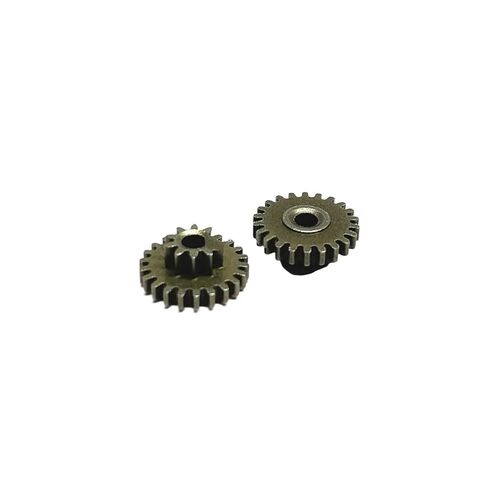 Steel Heavy Duty Motor Pinion Gear 0.4M 10T 22T Double Metal Gear 2MM DIY Accessories in Saudi Arabia