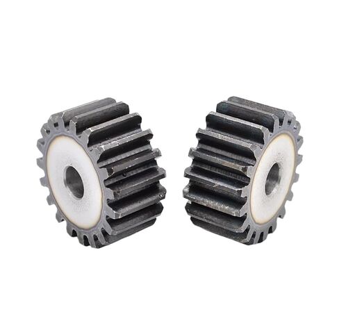 Steel Heavy Duty Motor Pinion Gear 1pcs High Frequency Teeth Mod 2 Spur Gear 2M 60T - 75T Metal Transmission Steel Cylindrical Height 20 Mm(2M-60 Teeth) in Saudi Arabia