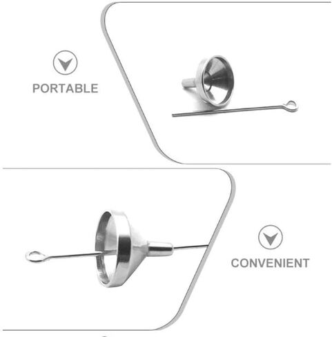 5Pcs Mini Funnels with Pins Set Sturdy for Filling Lab Bottles Sand Art in Saudi Arabia