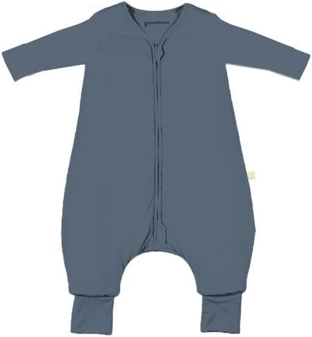 GUNAMUNA Long Sleeve Footie Sleep Sack 2.5 TOG, Quick Diaper Change Zipper, Convertible Foot Cuffs, No-Slip Grips in Saudi Arabia