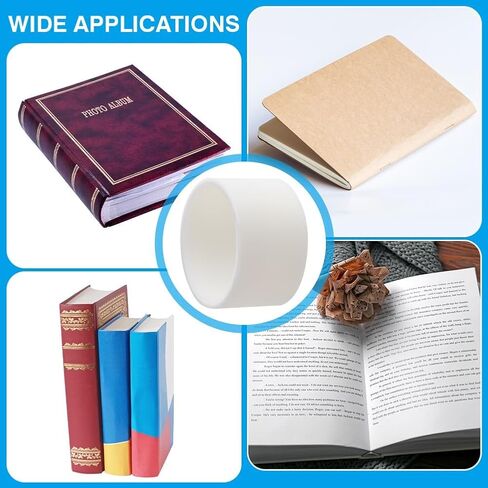 شريط تجليد الكتب بطول 1 بوصة و15 ياردة، شريط غير مرئي بلمسة نهائية غير لامعة لإصلاح أغطية الكتب، لوازم الفصول الدراسية المكتبية ملصقات التصحيح (1 بوصة) in Saudi Arabia
