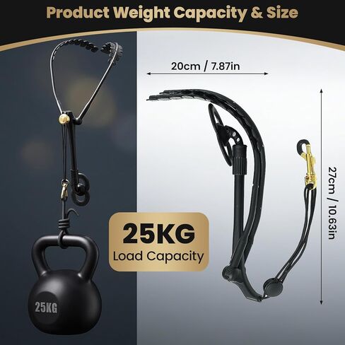 Saxophone Harness, Adjustable Double Shoulder Neck Strap, 360 Swivel & Metal Snap Hook, Comfortable Sax Strap for Alto, Soprano and Baritone Sax, Black in Kuwait