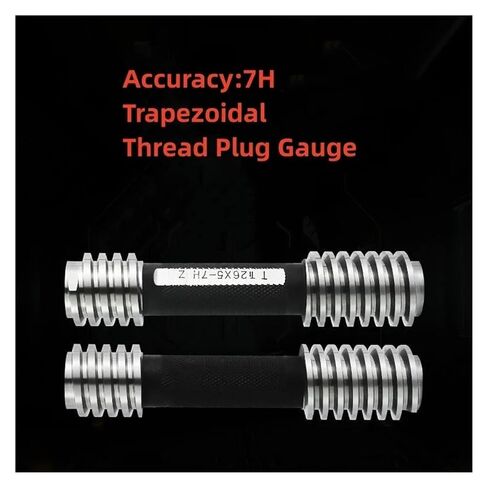 1 piece Left/Right Hand 7H TR Steel trapezoidal Thread Gauge TR22/24/26 Measuring Tool(Tr25X4 7H,Right Hand) in Saudi Arabia