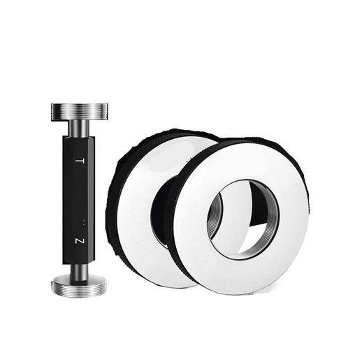 1 Set (1 Pass Gauge + Stop Gauge) Thread Ring, Left/Right Hand Measuring Tools, Specifications .2-24, 3/8, 9/16(Left Hand..T Z,BC1.37-24) in Saudi Arabia